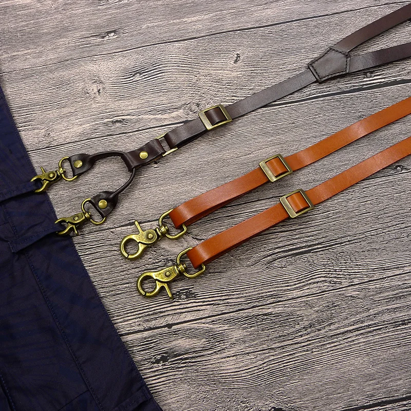 Подтяжки мужские винтажные с 4 крючками - Фотография_2