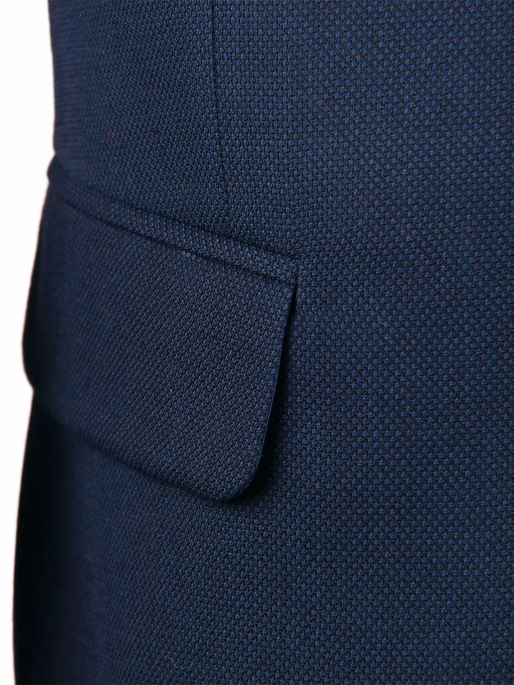 Мужские деловые костюмы темно-синего цвета на заказ - Фотография_4