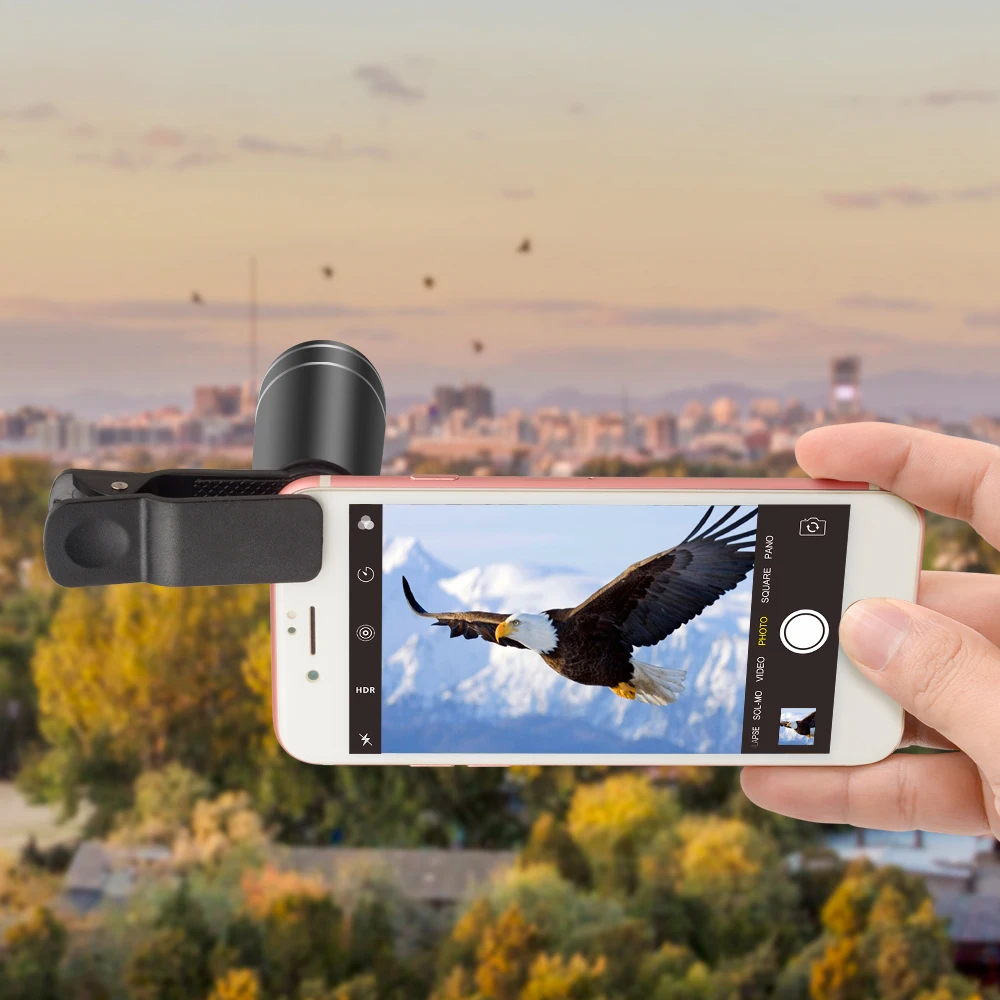 Комплект телеобъективов apexel 22x для iphone samsung 10 в 1 - Фотография_6
