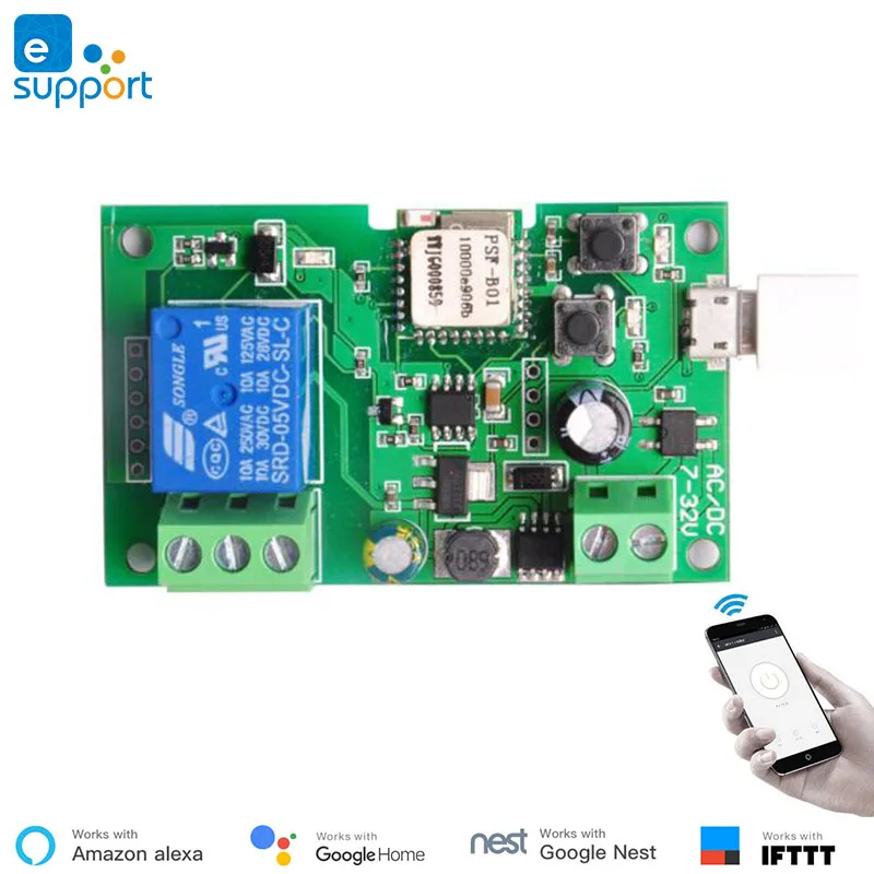 Ewelink smart usb 7-32 в diy 1