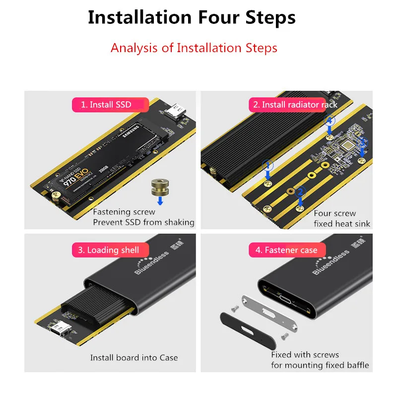Портативный корпус pcie m - Фотография_6