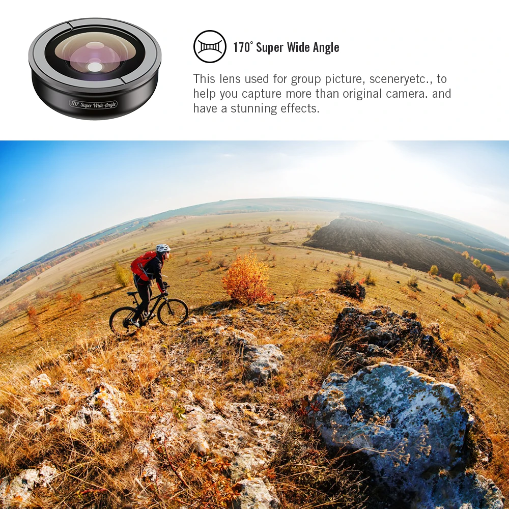 Apexel hd 5 в 1, объектив для телефона - Фотография_6