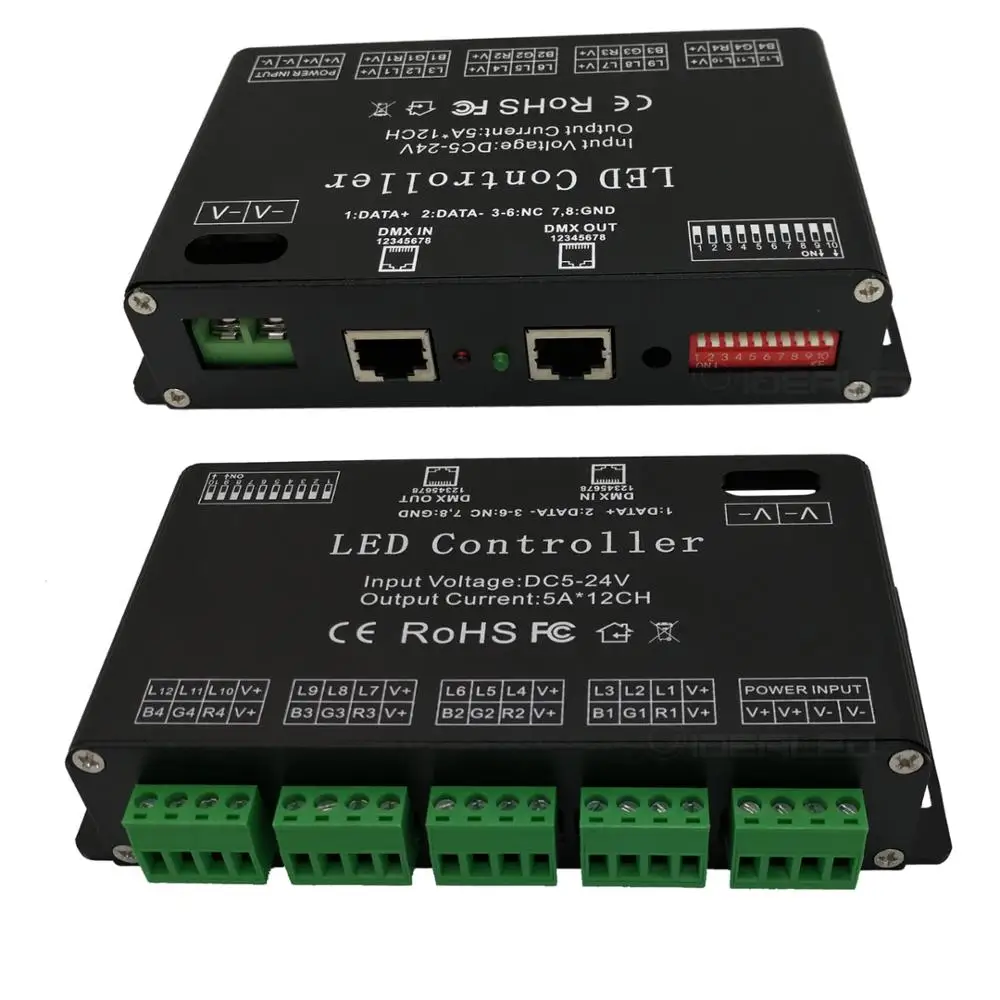 12 каналов dmx декодер dc5v-24v - Фотография_3