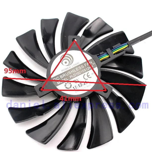Игровой вентилятор для карт pld10010s12hh 12v0