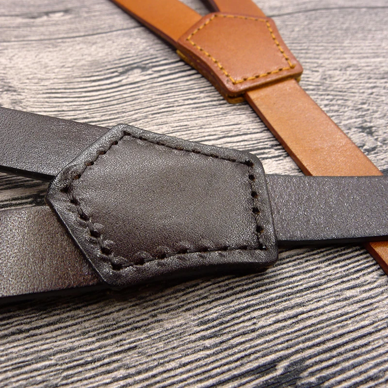 Подтяжки мужские винтажные с 4 крючками - Фотография_4