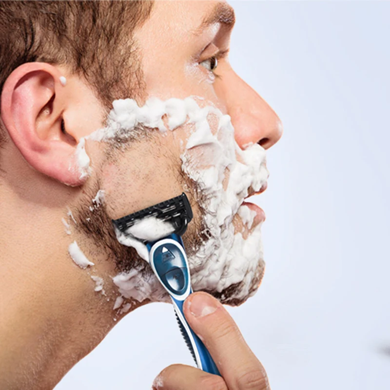 Сменные лезвия для бритвы qshave blue series - Фотография_3