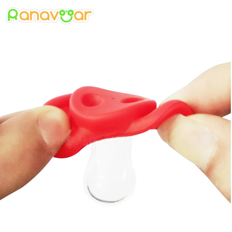 Силиконовая забавная соска-пустышка с усами - Фотография_3