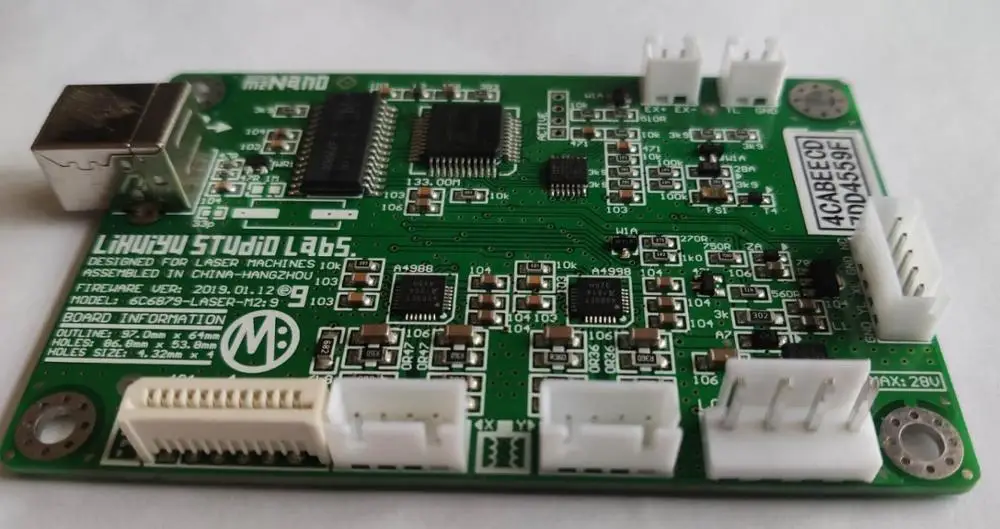 Нано-лазерный контроллер lihuiyu m2 m3