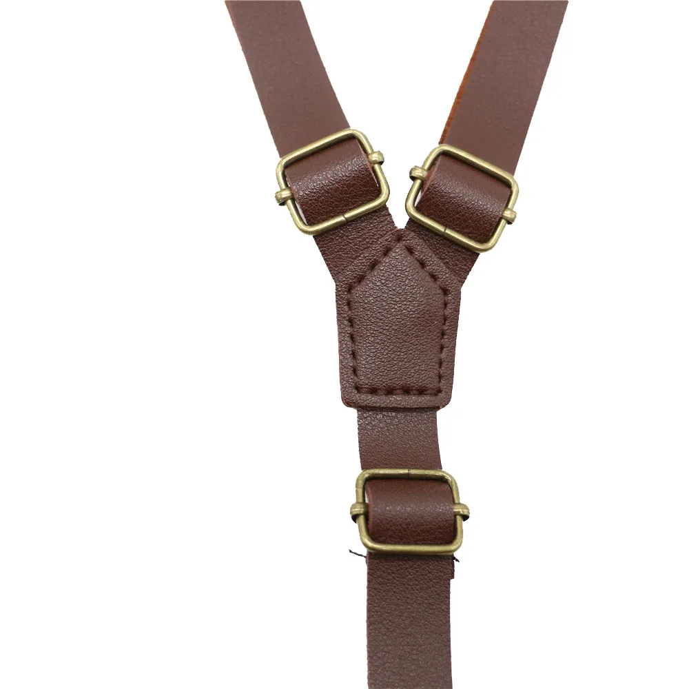 Подтяжки винно-красного цвета с трещинами на лице - Фотография_5