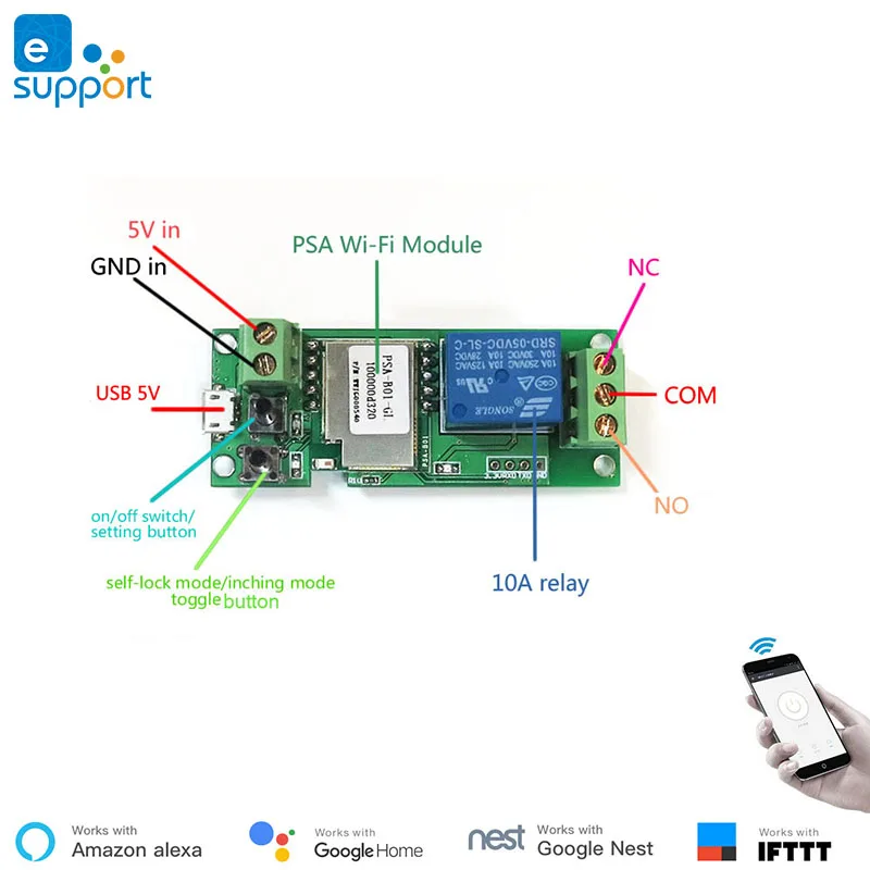 Ewelink smart usb 7-32 в diy 1 - Фотография_3