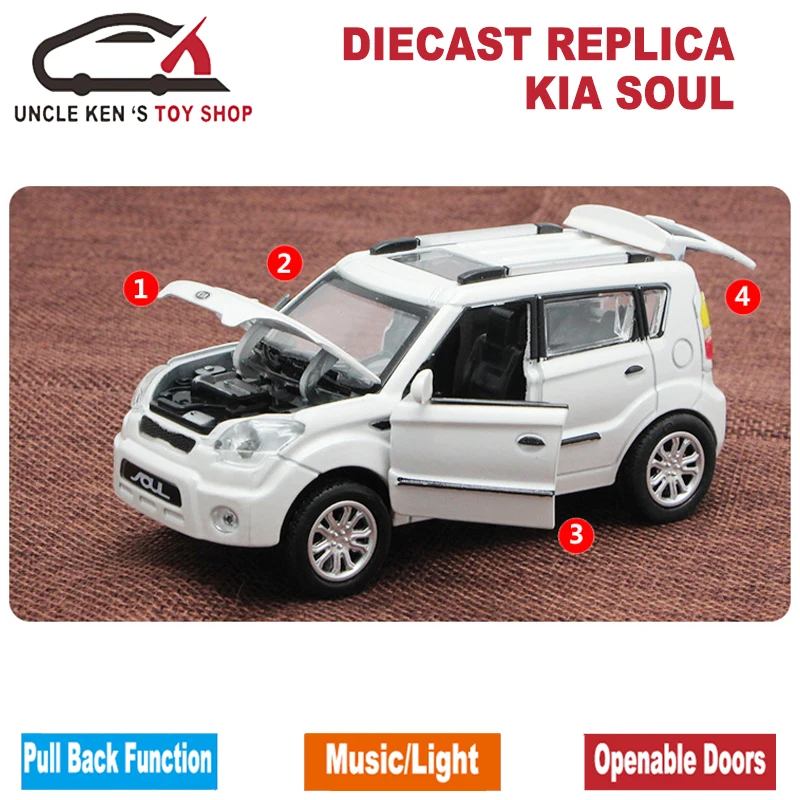 Отлитый под давлением модель автомобиля kia soul - Фотография_5