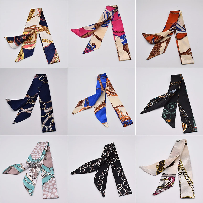 Маленький шелковый шарф для женщин