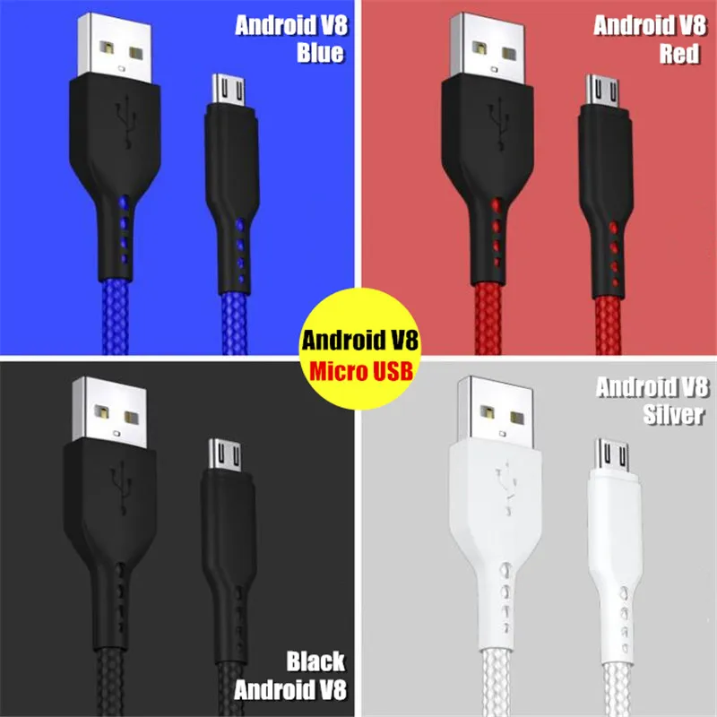 Тип c micro usb android v8 кабель - Фотография_6