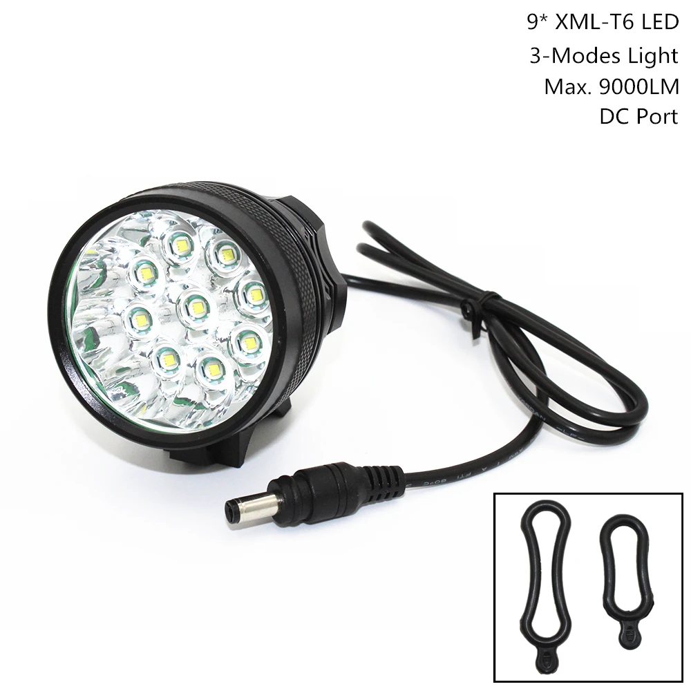 Новый 9000lm 9 х cree хм-l t6 светодиодный