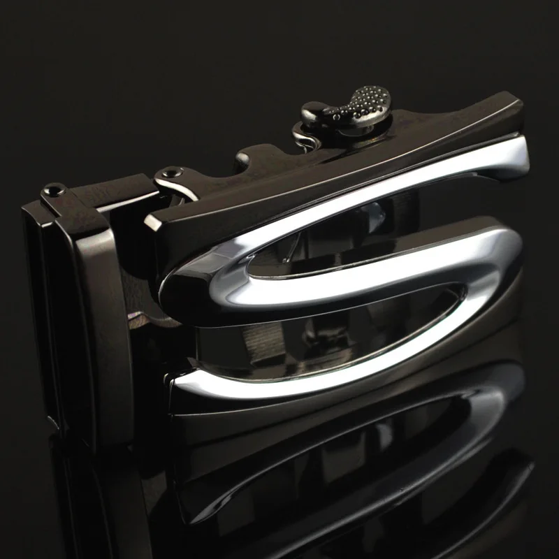 Модная мужская деловая автоматическая пряжка из сплава - Фотография_3