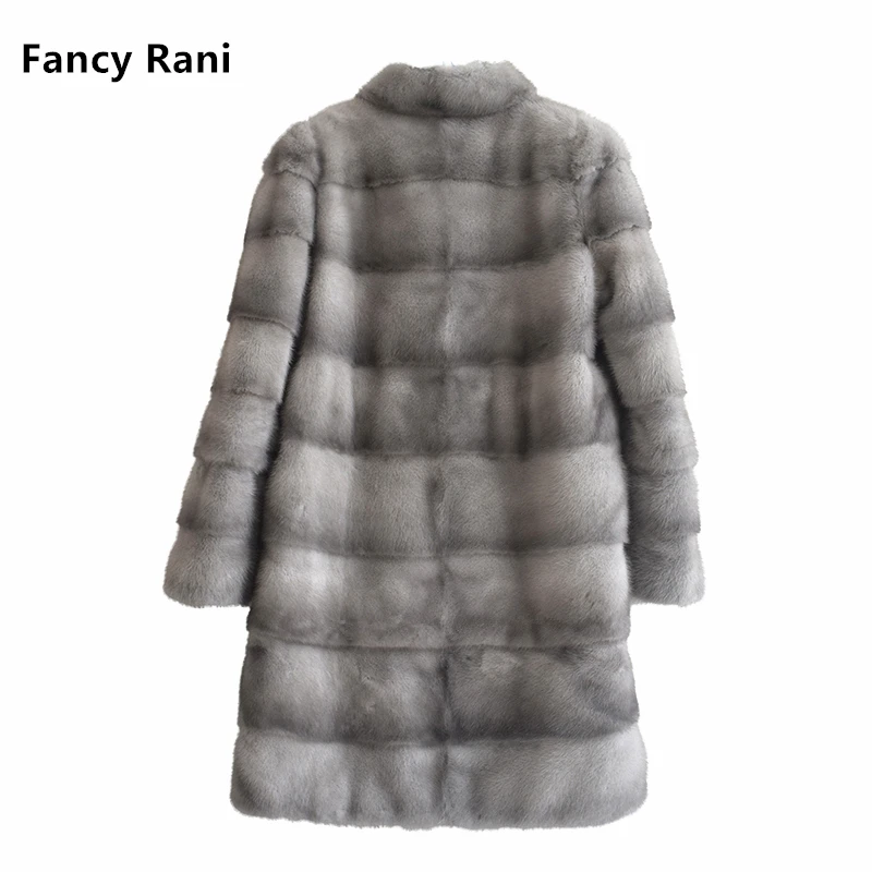 Fancy rani, пальто из натурального норкового меха - Фотография_2