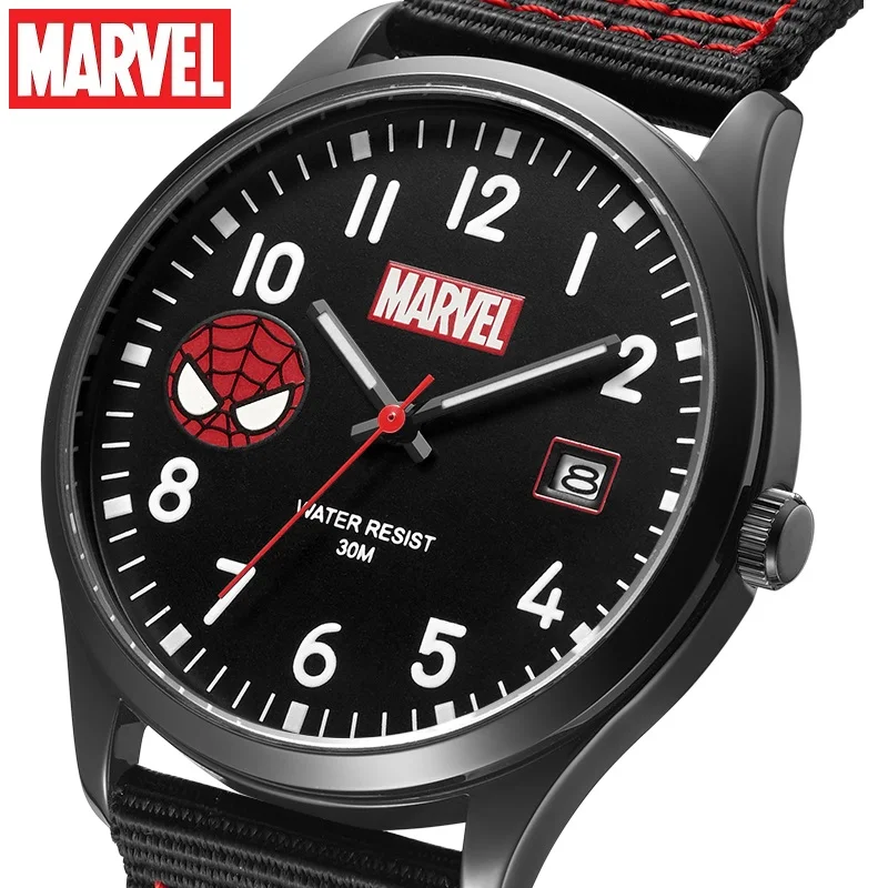 Детские часы marvel «человек-паук» с героями мультфильмов