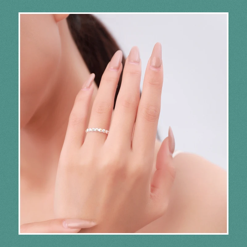 Кольцо женское из серебра 100% пробы - Фотография_2