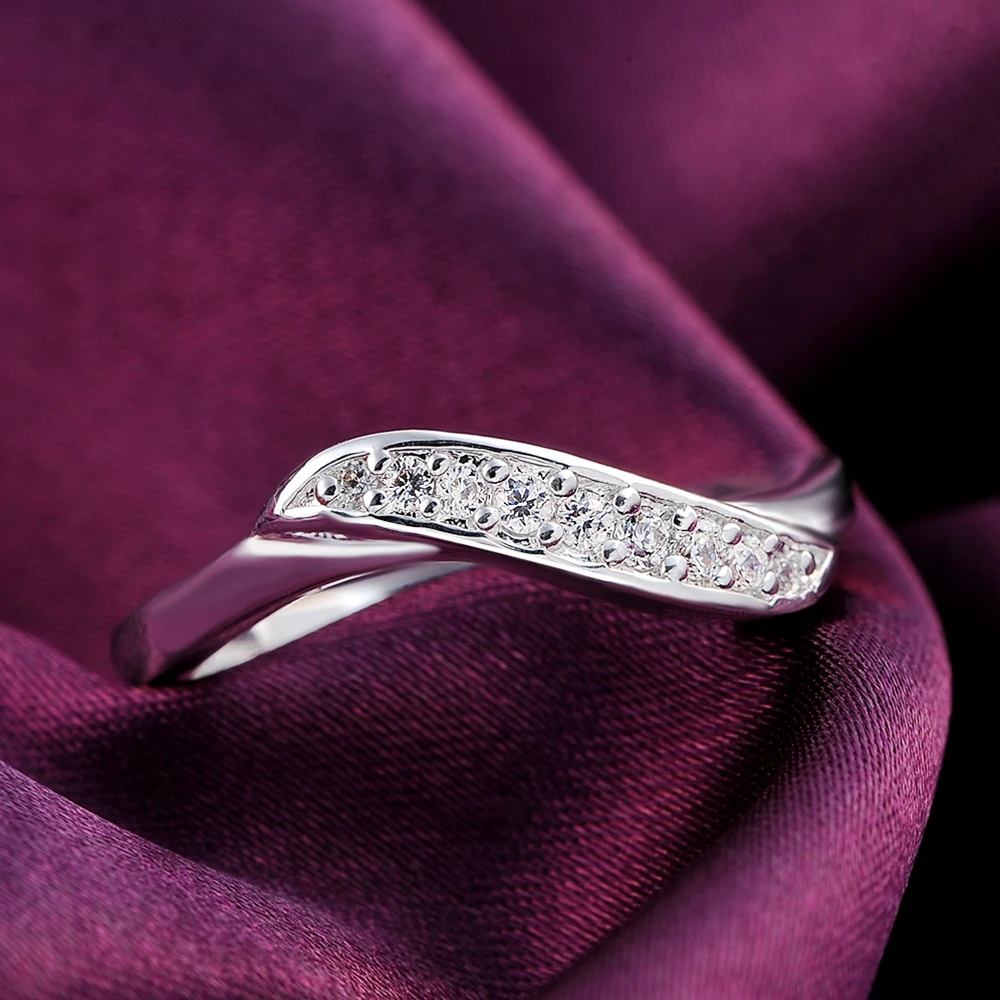 Doteffil витое кольцо с цирконом aaa - Фотография_6