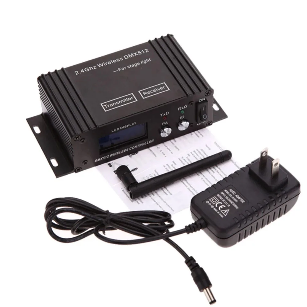 Dmx512 ism dif lcd dmx беспроводной приемник и передатчик 2 - Фотография_3