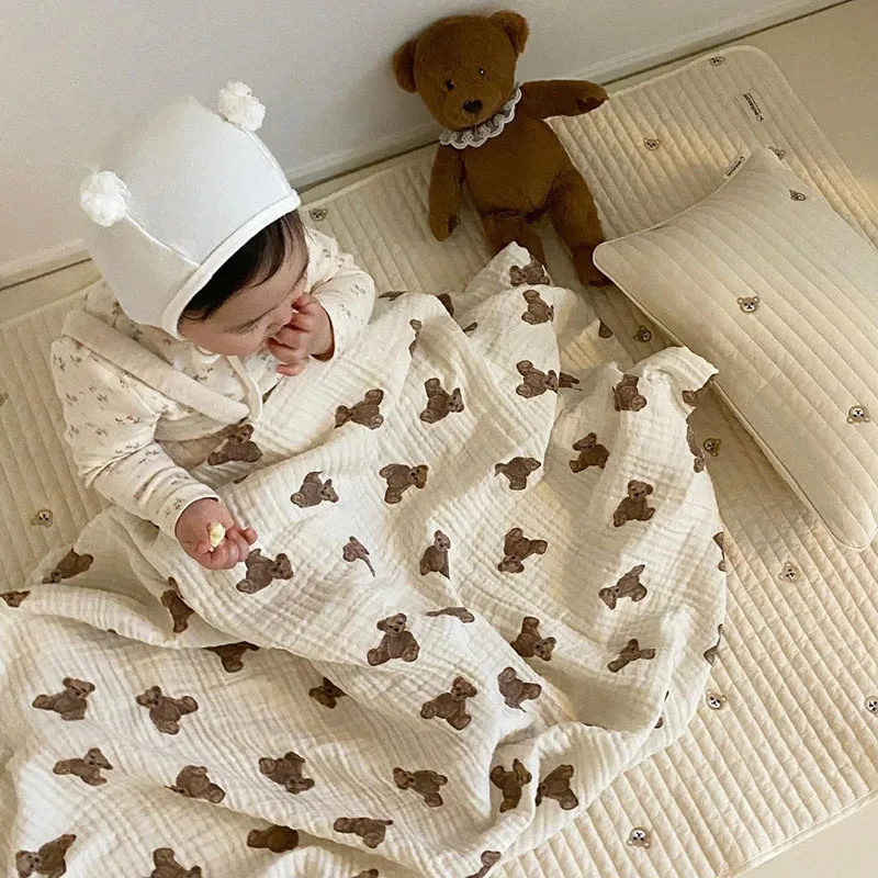 Детские одеяла с принтом медведя - Фотография_4