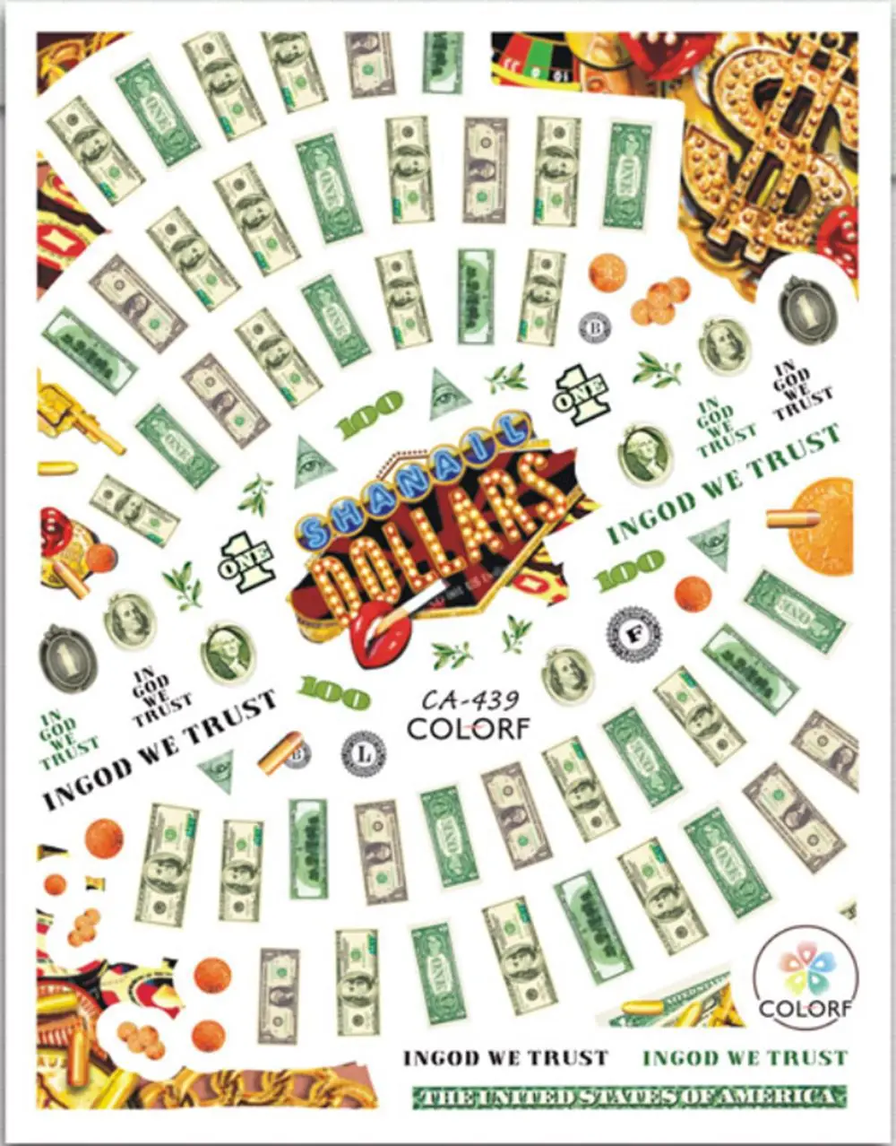 Наклейки для дизайна ногтей morixi - Фотография_3