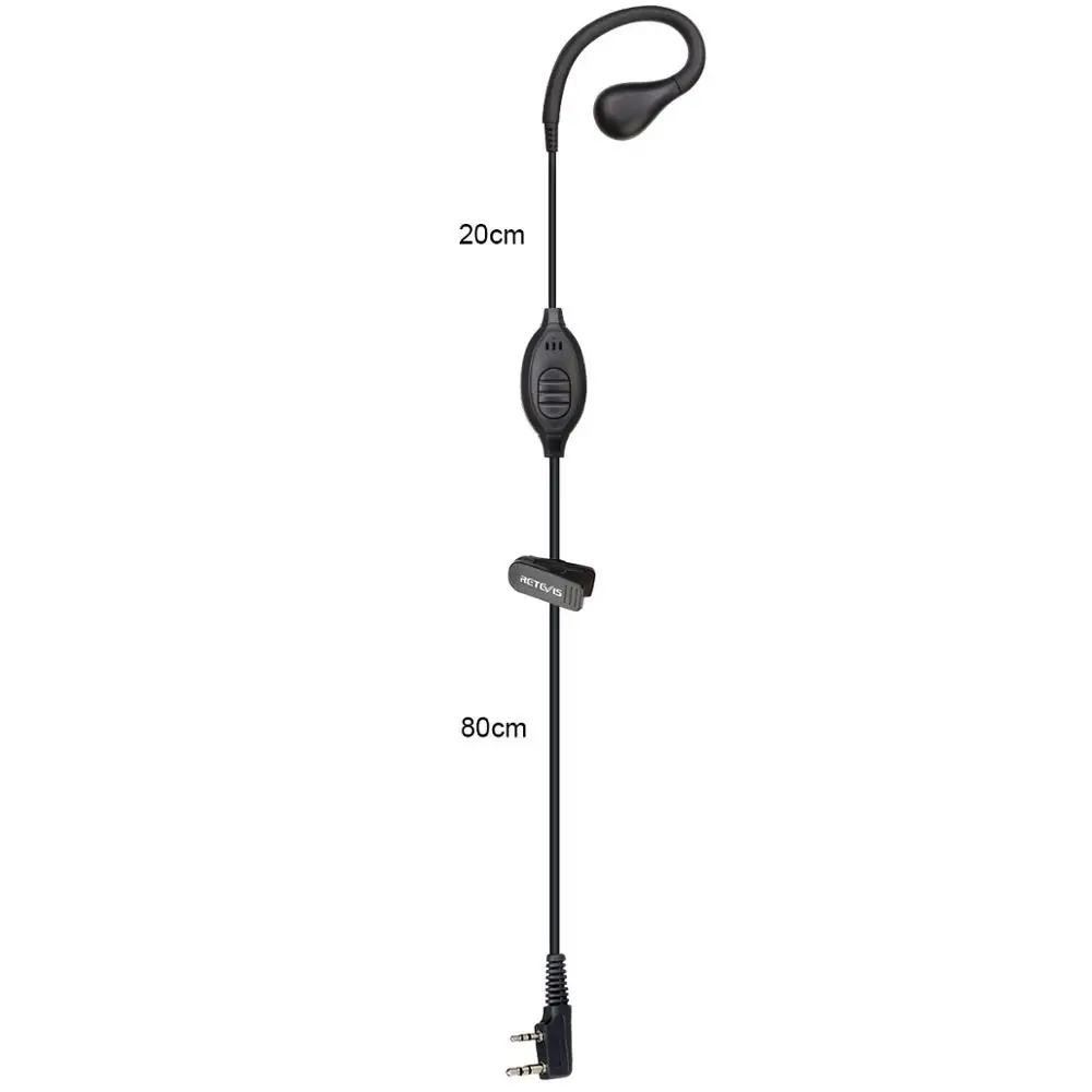 Retevis eek007 rt22 наушник walkie - Фотография_3