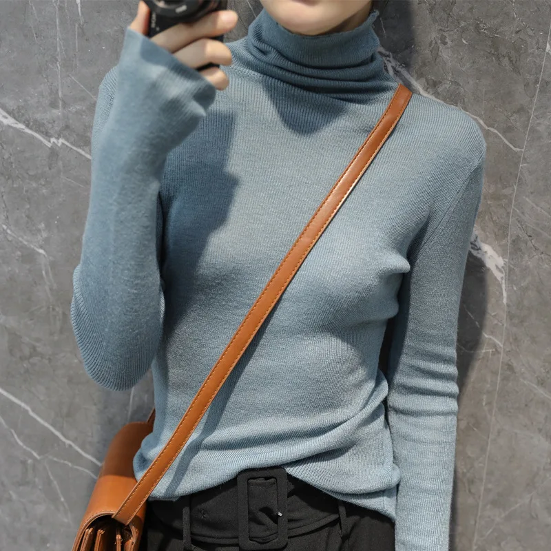 Женская тонкая водолазка - Фотография_5