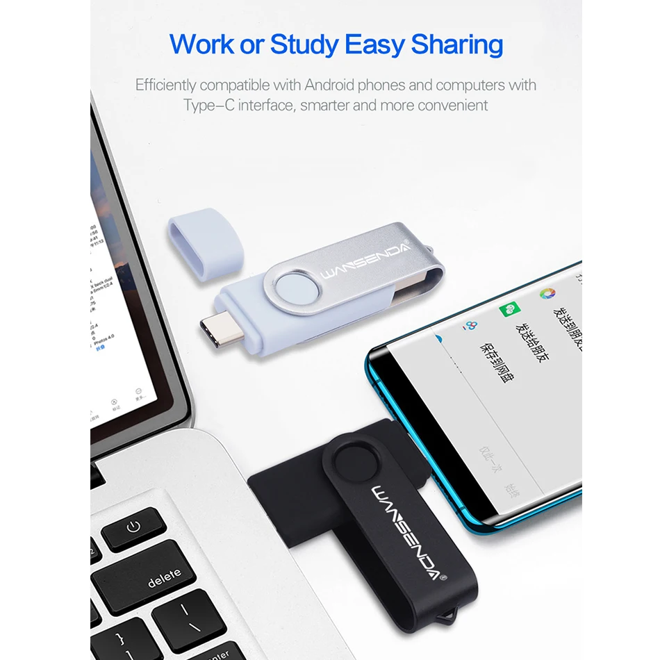 Wansenda usb flash drive 512 гб 256 гб usb 3 - Фотография_6