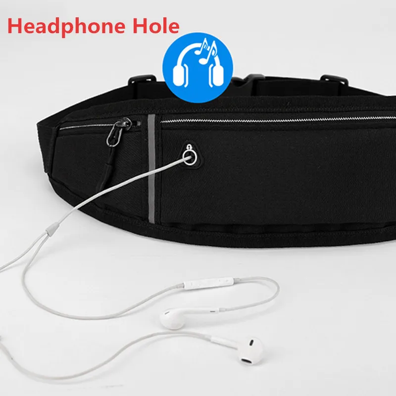 Портативная спортивная поясная сумка для бега - Фотография_5