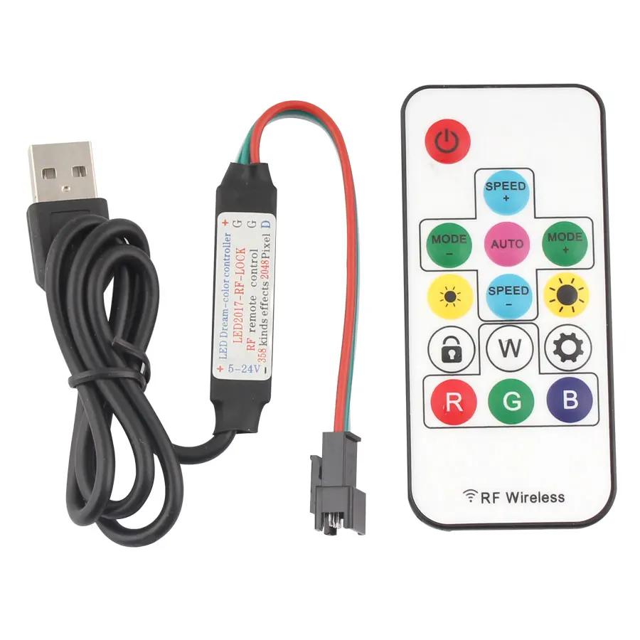 Контроллер 5 в usb ws2812 ws2812b
