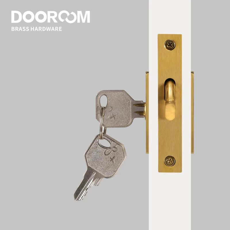 Dooroom латунные раздвижные дверные ручки - Фотография_6