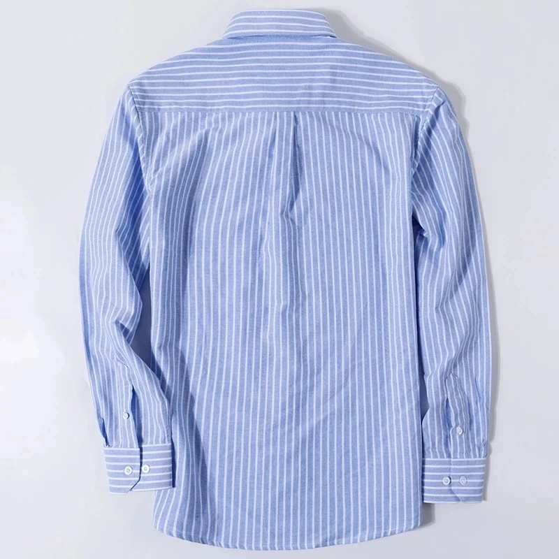 S ~ 6xl хлопковая оксфордская рубашка - Фотография_3