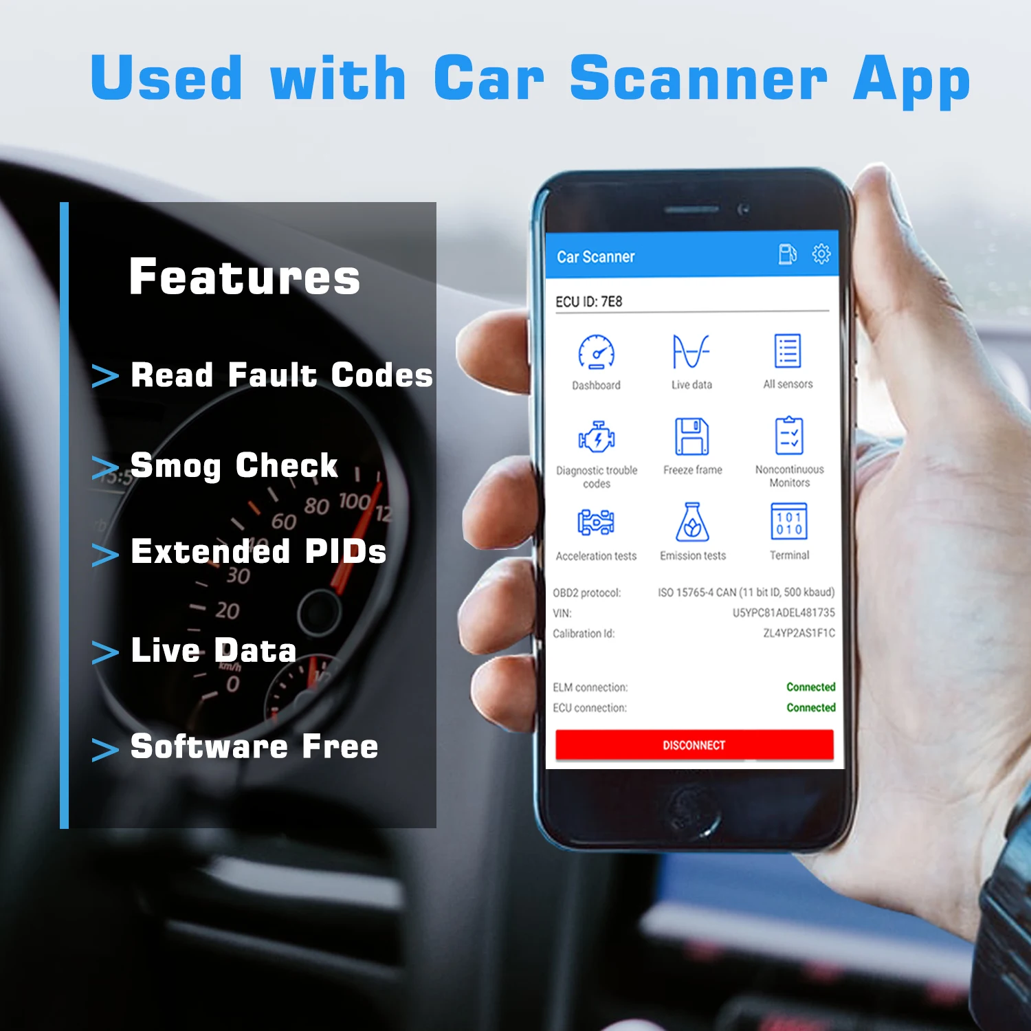 Veepeak mini bluetooth obd2 сканер для android - Фотография_4