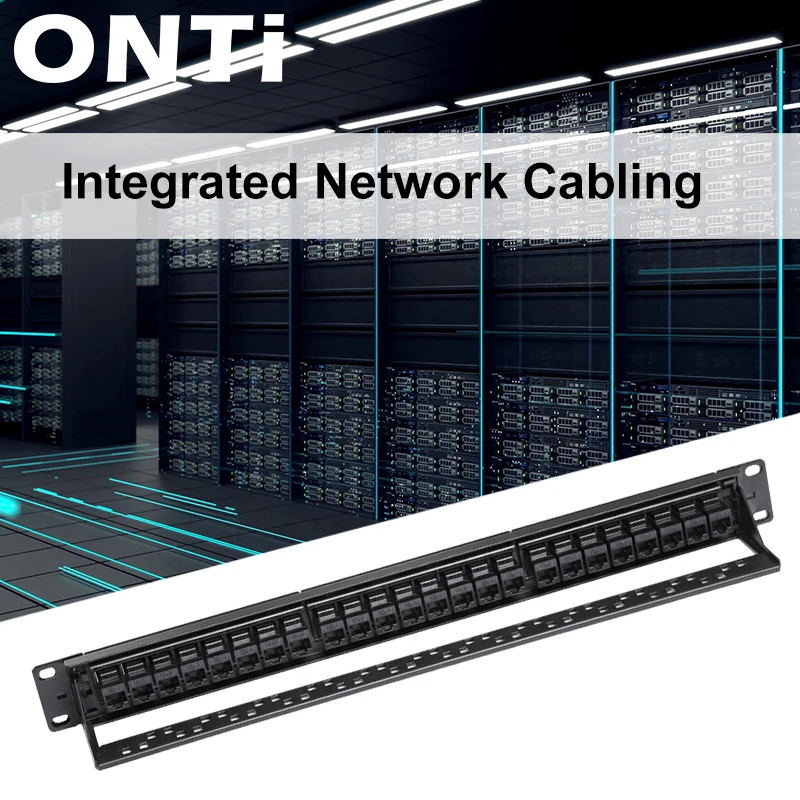 Onti 19in 1u стойка 24 порта прямая - Фотография_2