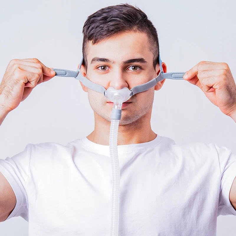 Маска-подушка для носа bmc cpap с 3-размерными подушками - Фотография_5