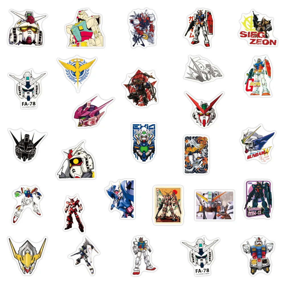 Аниме gundam мультяшные наклейки - Фотография_6
