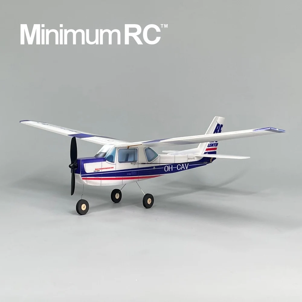 Миниатюрный комплект самолета синий cessna152 360 мм - Фотография_2