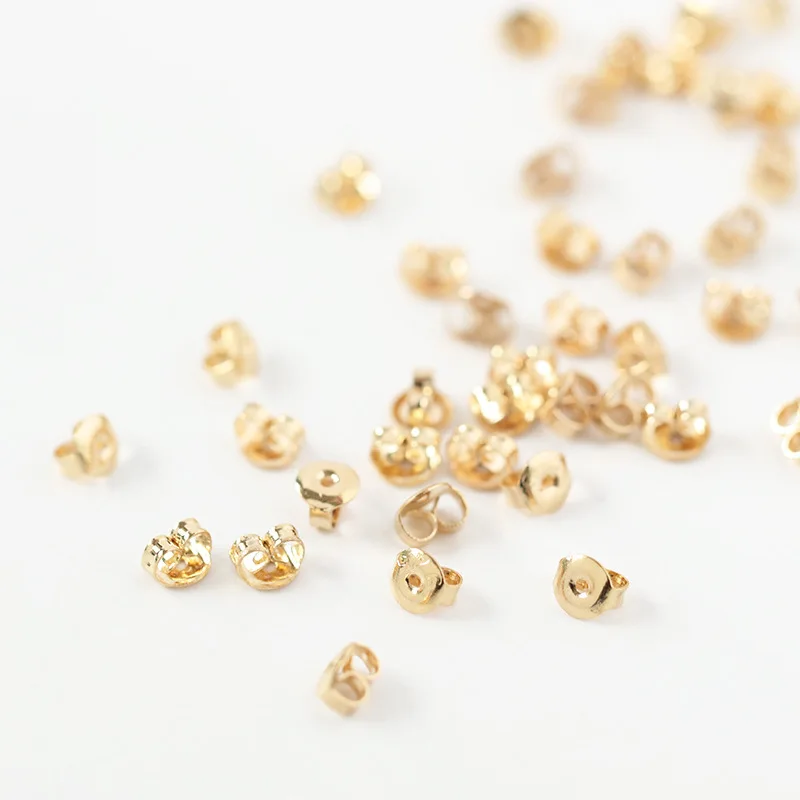 Латунь 18k позолоченные серьги-бабочки - Фотография_4