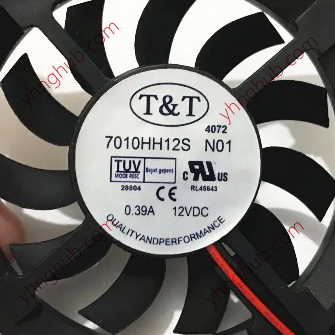 2-проводной вентилятор охлаждения сервера t & t 710hh12s dc 12 в 0 - Фотография_3