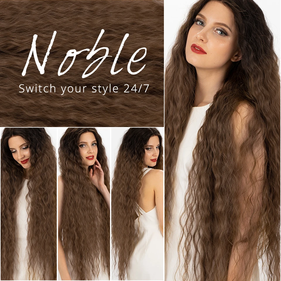 Благородный парик для косплея синтетический - Фотография_5