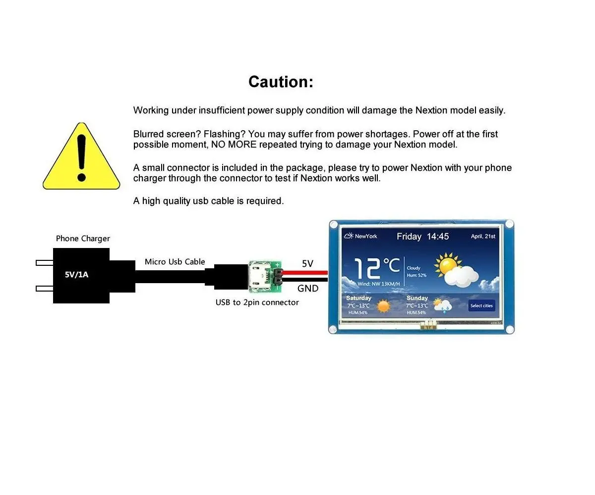 Nextion 2,4 ''uart hmi умный модуль жк-дисплея nx3224t024 2 - Фотография_5