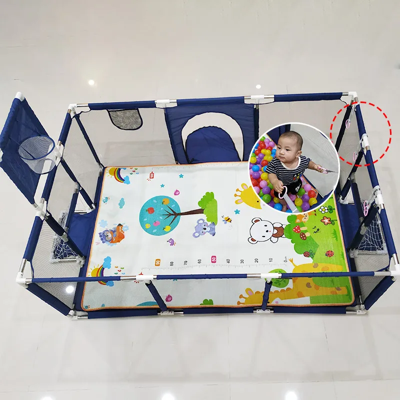 Детские манежи imbaby с баскетбольной рамкой corralito для малышей - Фотография_2