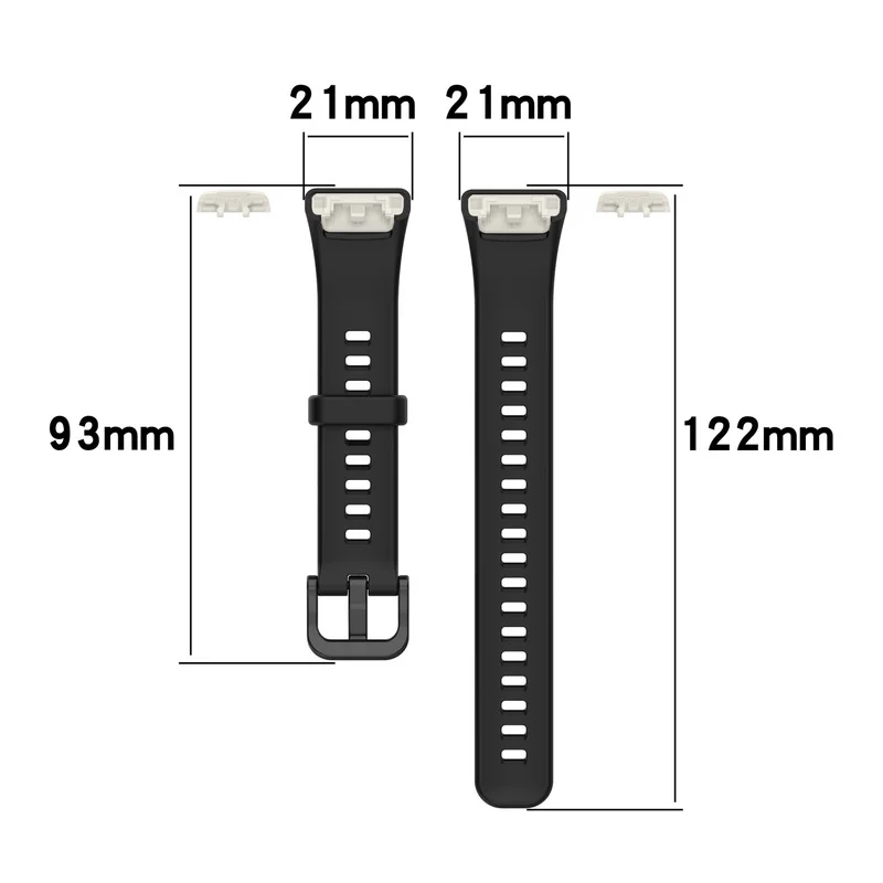 Мягкий силиконовый спортивный ремешок для huawei band 6 - Фотография_3