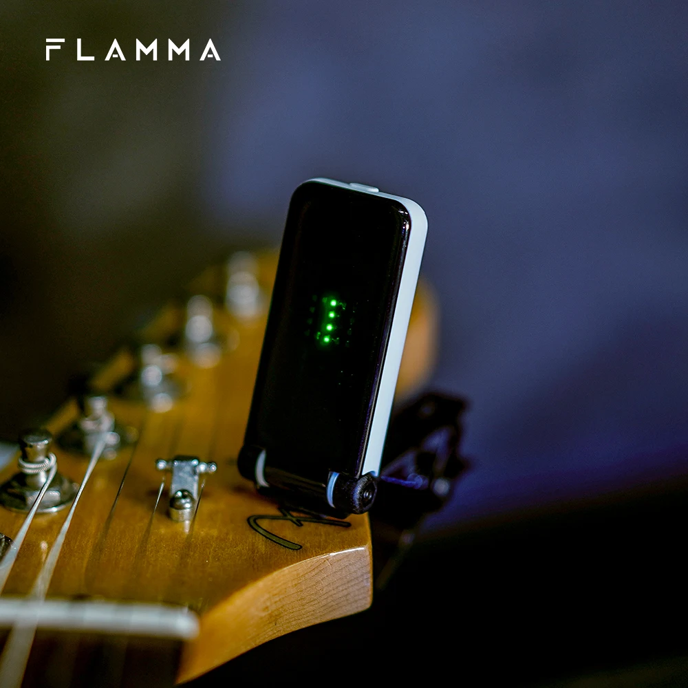 Зажим-тюнер flamma ft01 для электроакустической гитары - Фотография_6
