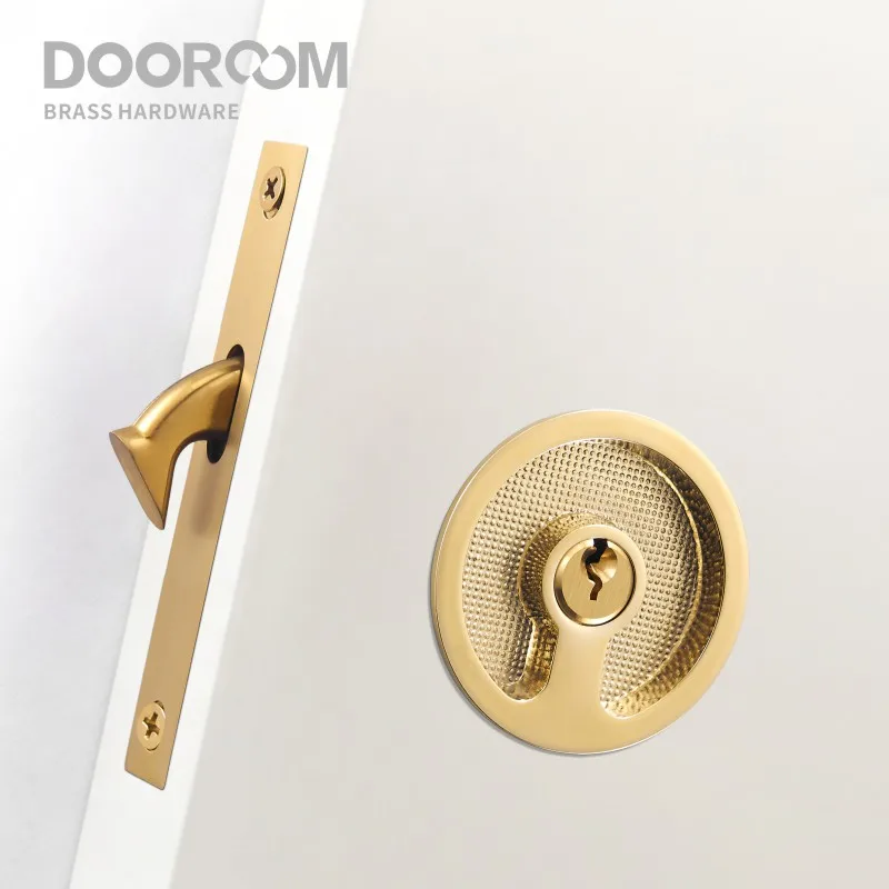 Dooroom латунные раздвижные дверные ручки