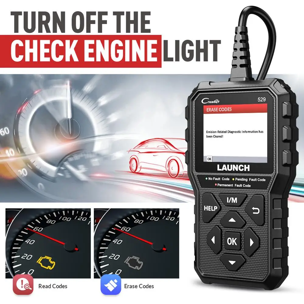 Сканер obd2 gl launch cr529 - Фотография_2