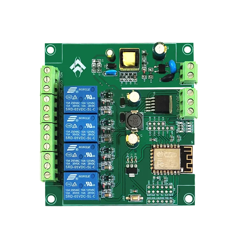 Power esp8266 wifi 4-полосный релейный