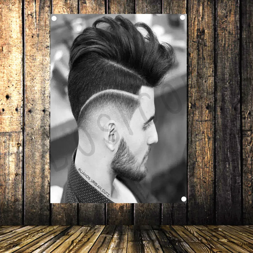 Постеры для прически pompadour d4 мужские
