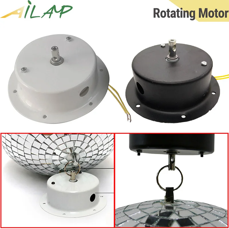 Ac110v ac240v стеклянный шар вращающийся мотор диско вращающийся 1